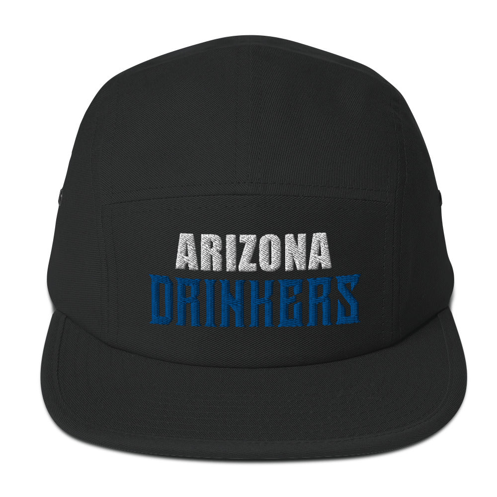 5 Panel Camper with Arizona Drinkers in Blue Color on Front