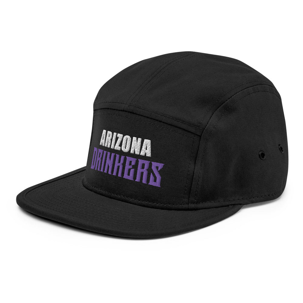5 Panel Camper with Arizona Drinkers in Voilet Color on Front