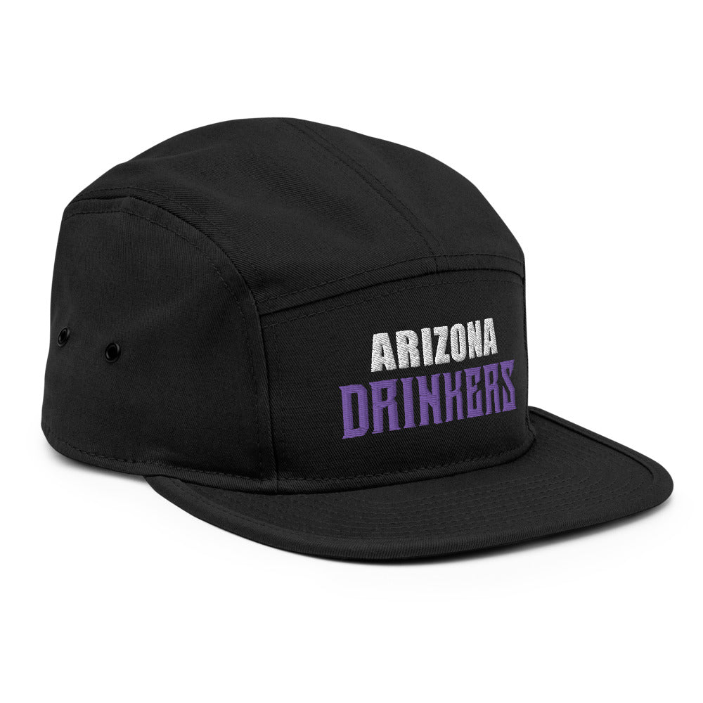 5 Panel Camper with Arizona Drinkers in Voilet Color on Front