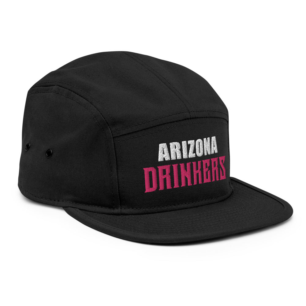 5 Panel Camper with Arizona Drinkers in Pink Color on Front