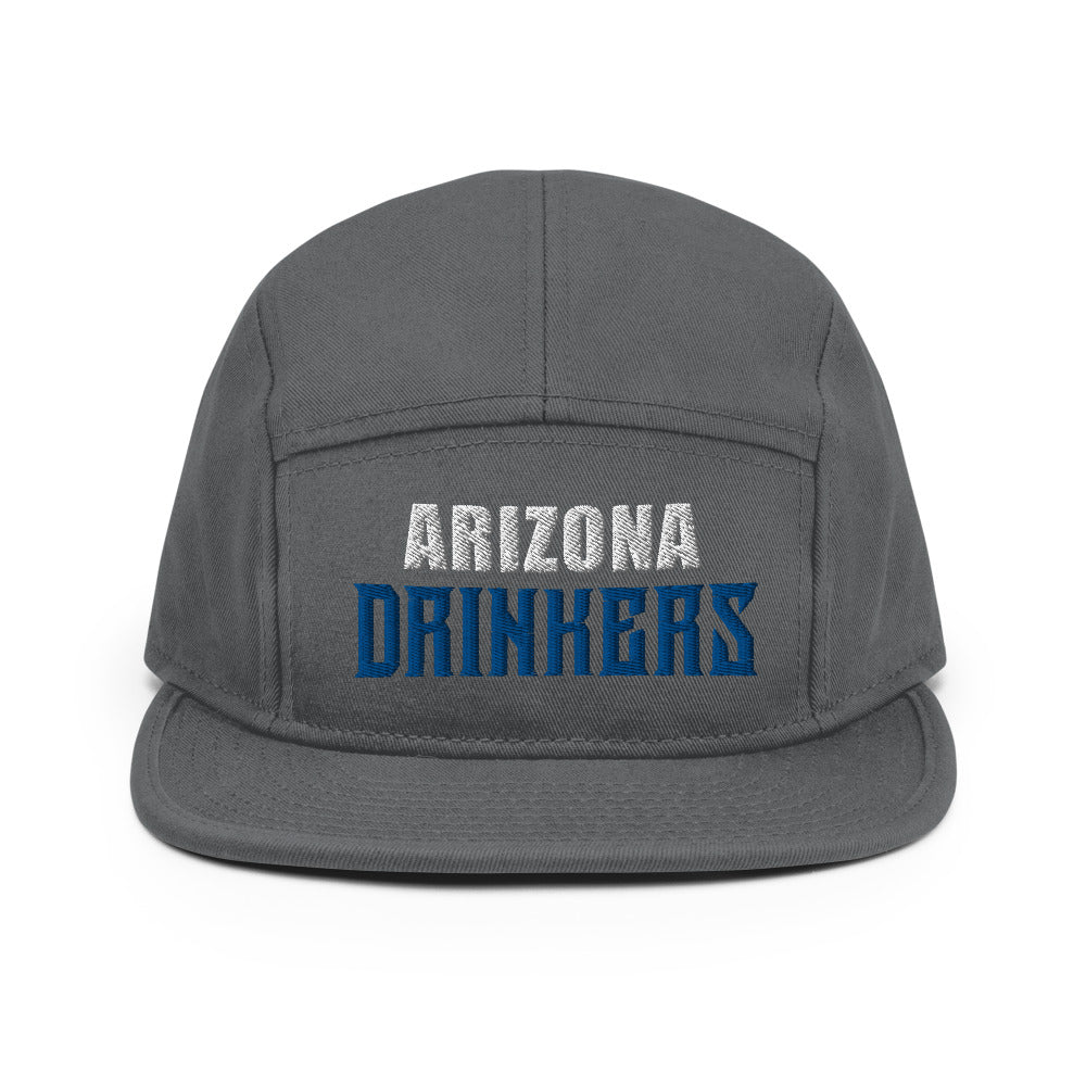 5 Panel Camper with Arizona Drinkers in Blue Color on Front