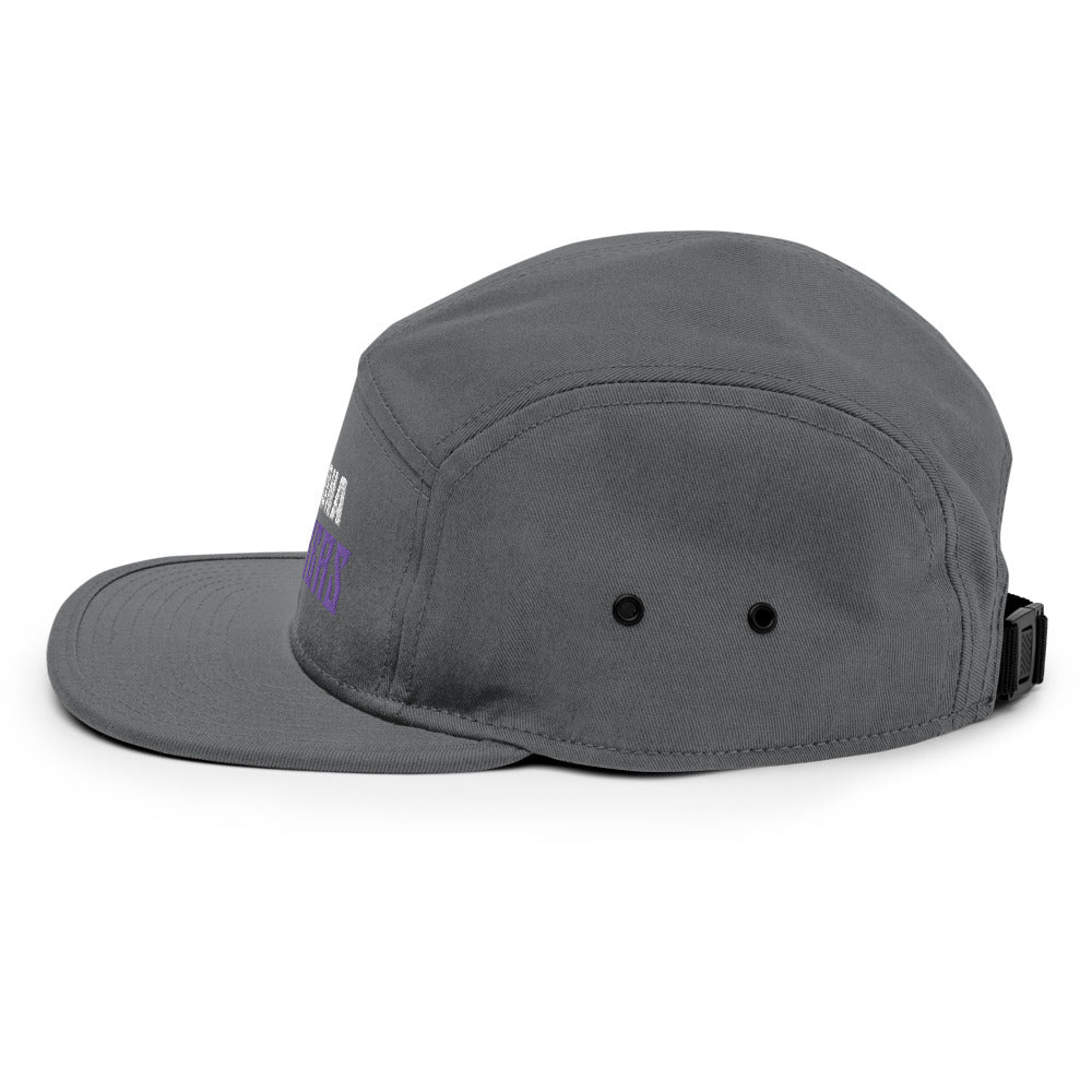 5 Panel Camper with Arizona Drinkers in Voilet Color on Front