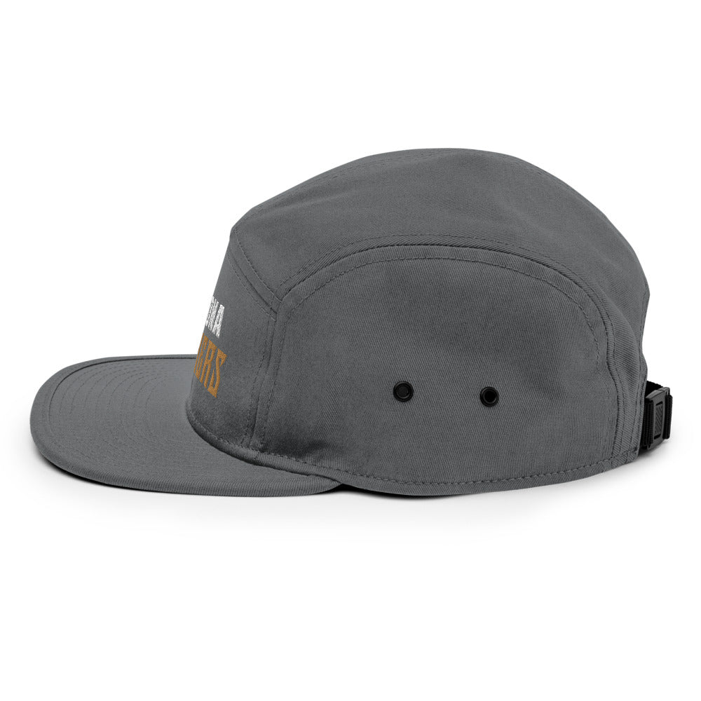 5 Panel Camper with Arizona Drinkers in Brown Color on Front