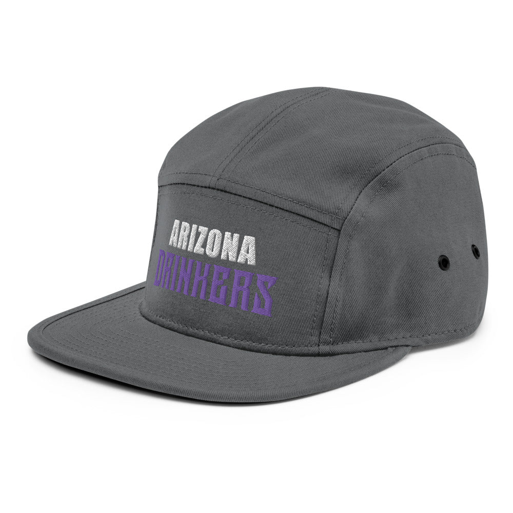 5 Panel Camper with Arizona Drinkers in Voilet Color on Front