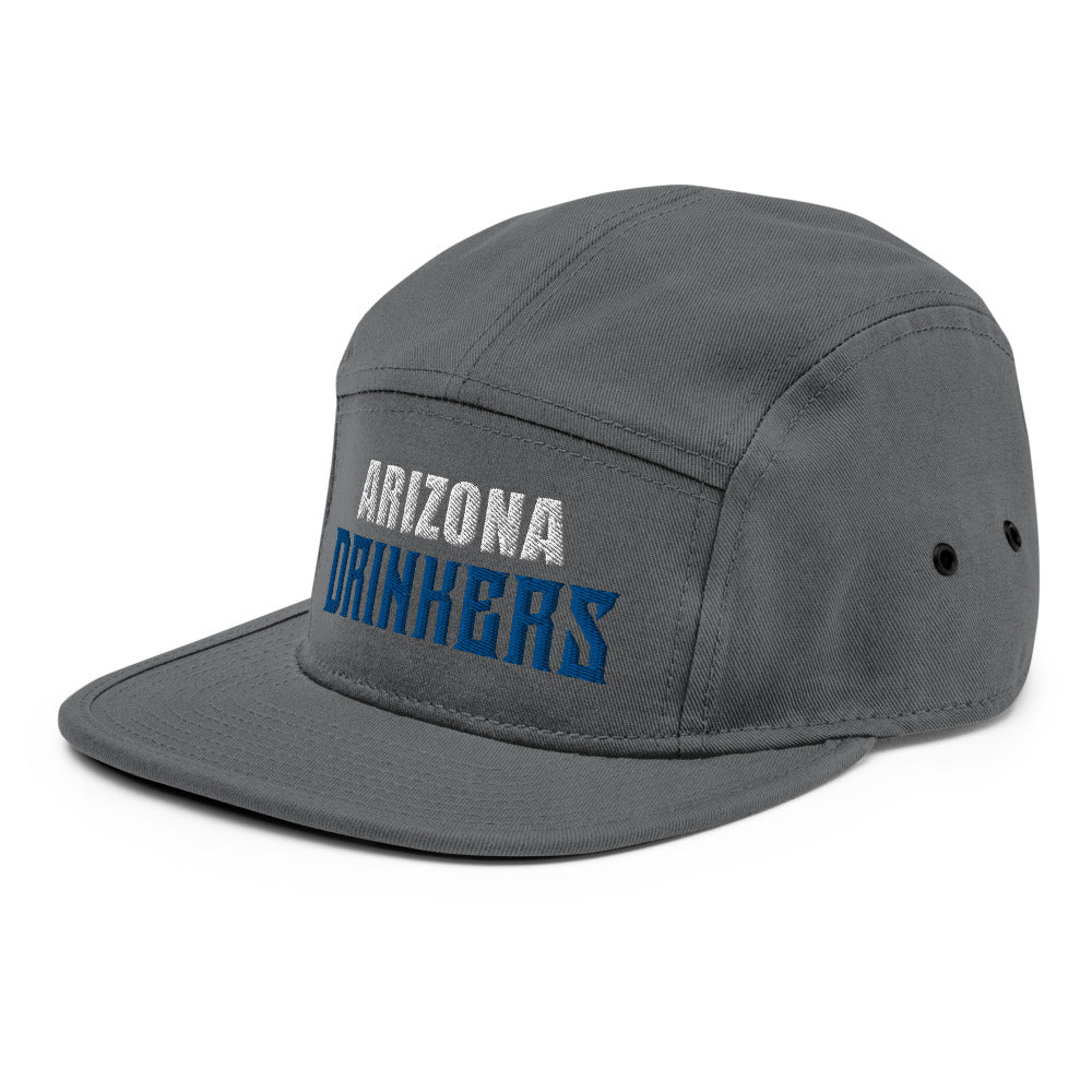 5 Panel Camper with Arizona Drinkers in Blue Color on Front