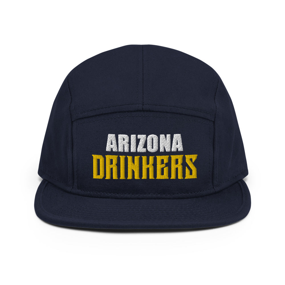 5 Panel Camper with Arizona Drinkers in Yellow Color on Front