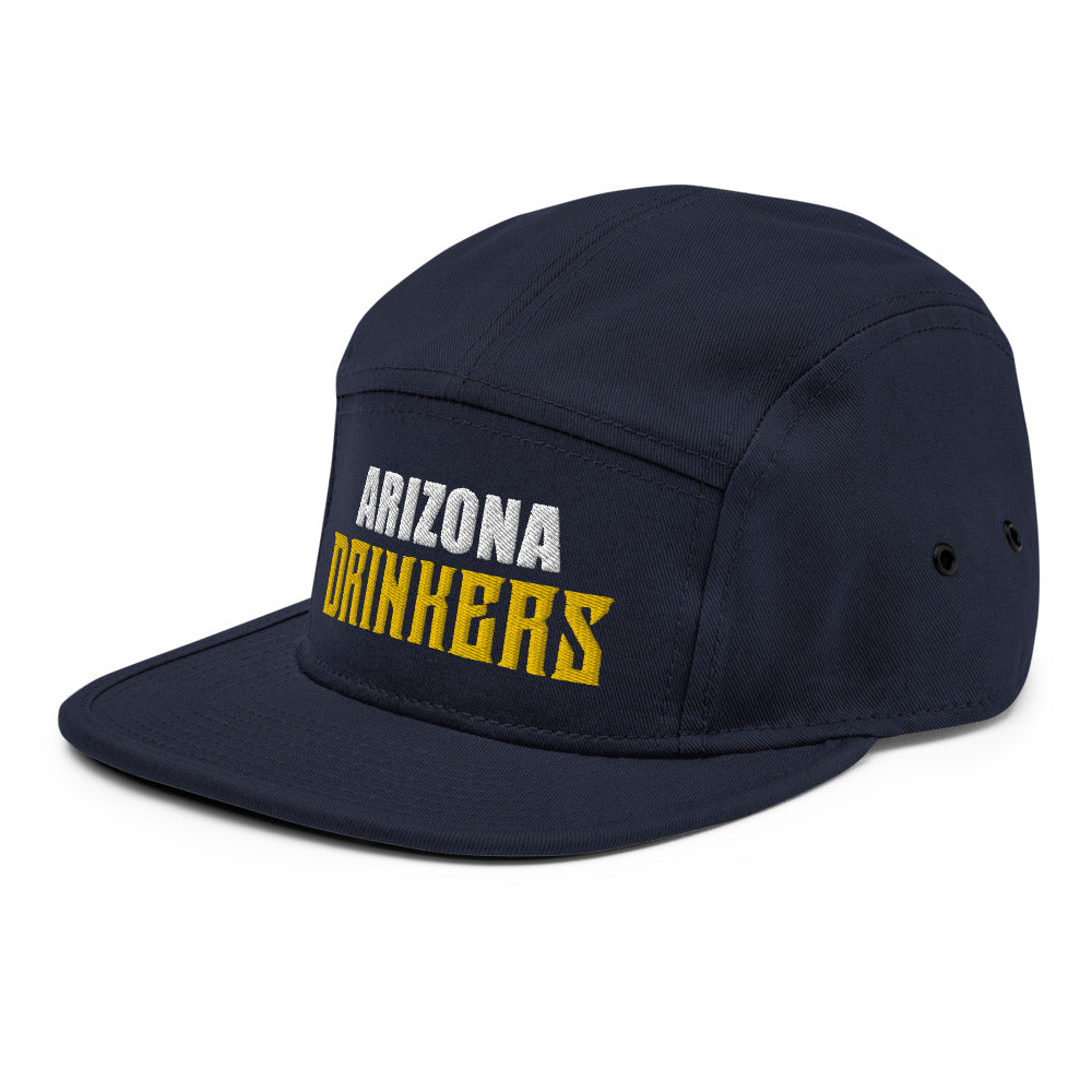 5 Panel Camper with Arizona Drinkers in Yellow Color on Front
