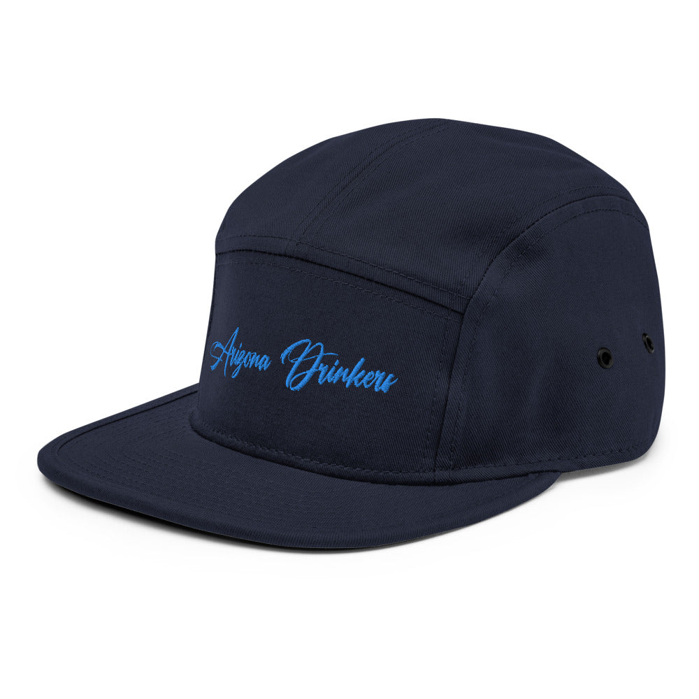 5 Panel Camper with Arizona Drinkers in Blue Color on Front