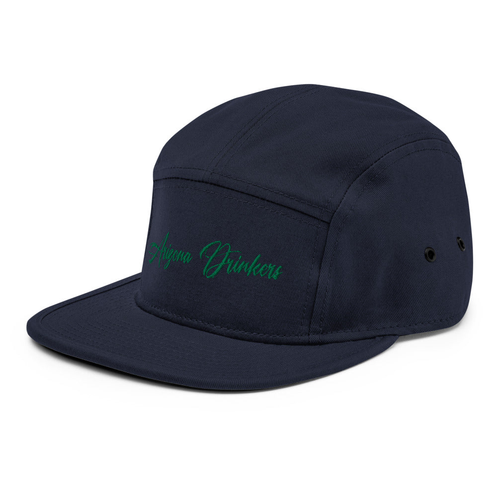 5 Panel Camper with Arizona Drinkers in Green Color on Front