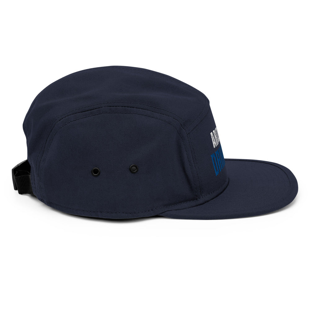 5 Panel Camper with Arizona Drinkers in Blue Color on Front