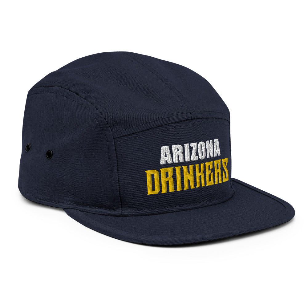 5 Panel Camper with Arizona Drinkers in Yellow Color on Front