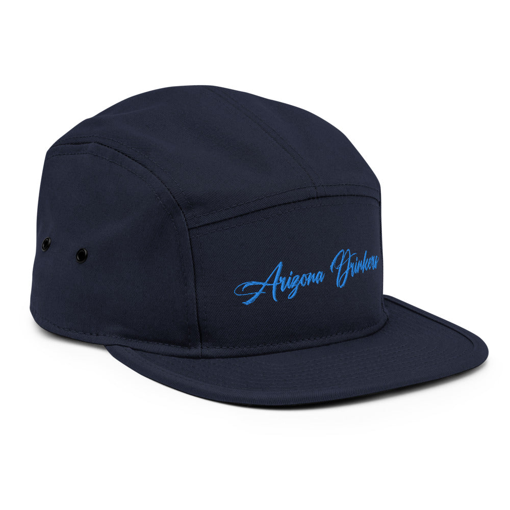 5 Panel Camper with Arizona Drinkers in Blue Color on Front