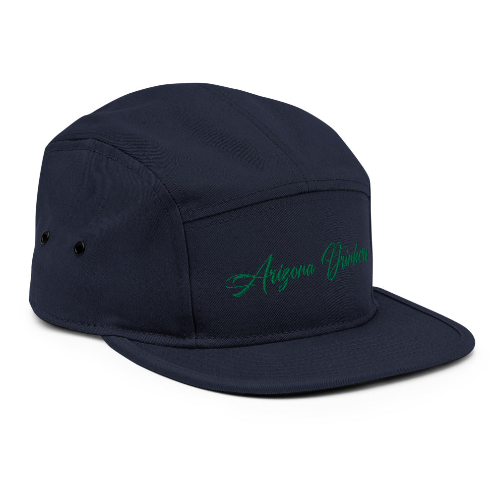5 Panel Camper with Arizona Drinkers in Green Color on Front