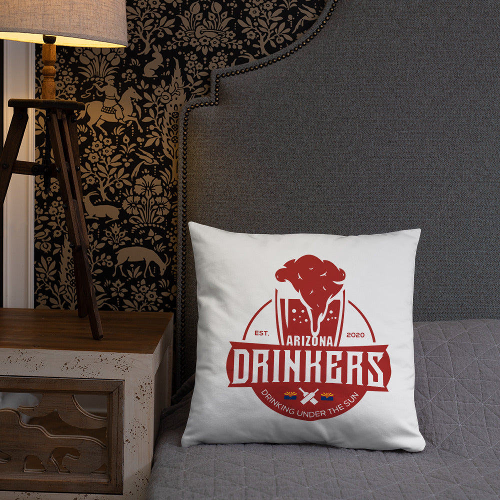 Basic Pillow with Arizona Drinkers Logo