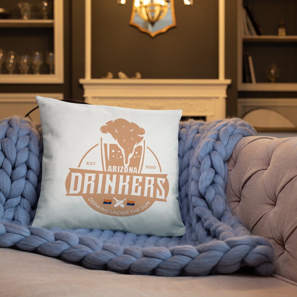 Basic Pillow with Arizona Drinkers Logo