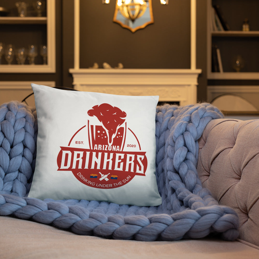 Basic Pillow with Arizona Drinkers Logo