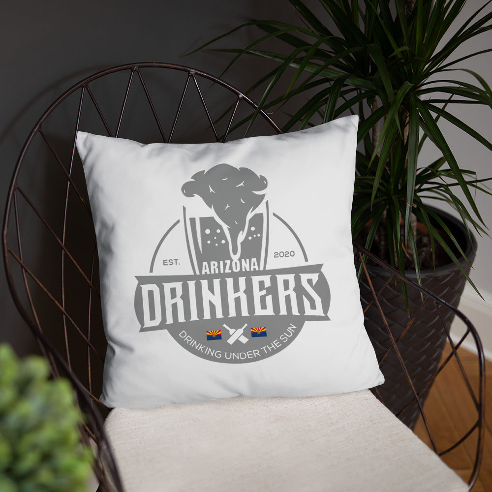 Basic Pillow with Arizona Drinkers Logo