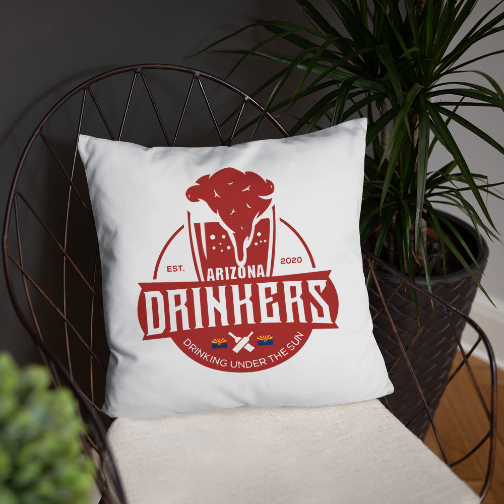 Basic Pillow with Arizona Drinkers Logo