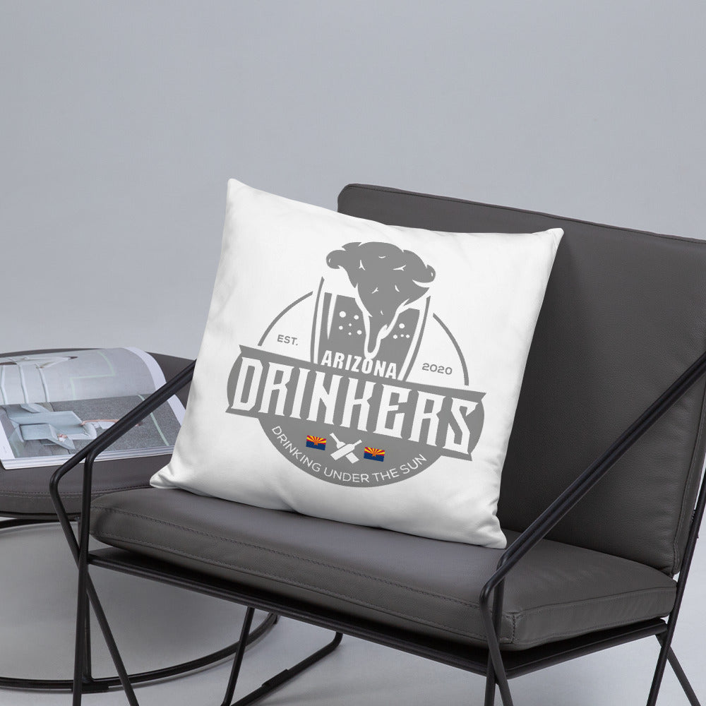 Basic Pillow with Arizona Drinkers Logo