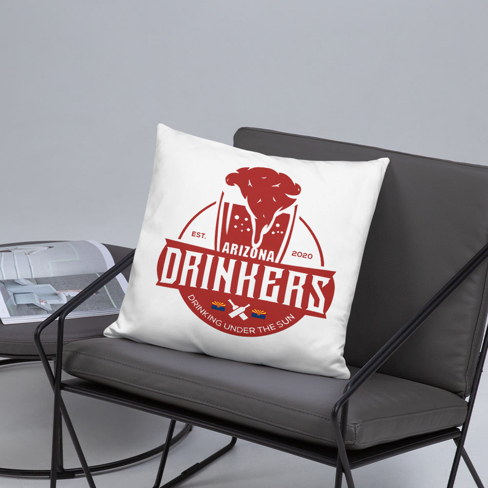 Basic Pillow with Arizona Drinkers Logo