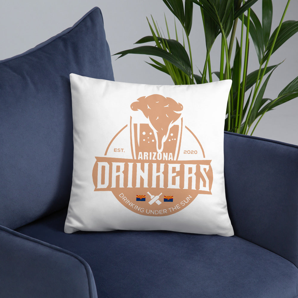 Basic Pillow with Arizona Drinkers Logo