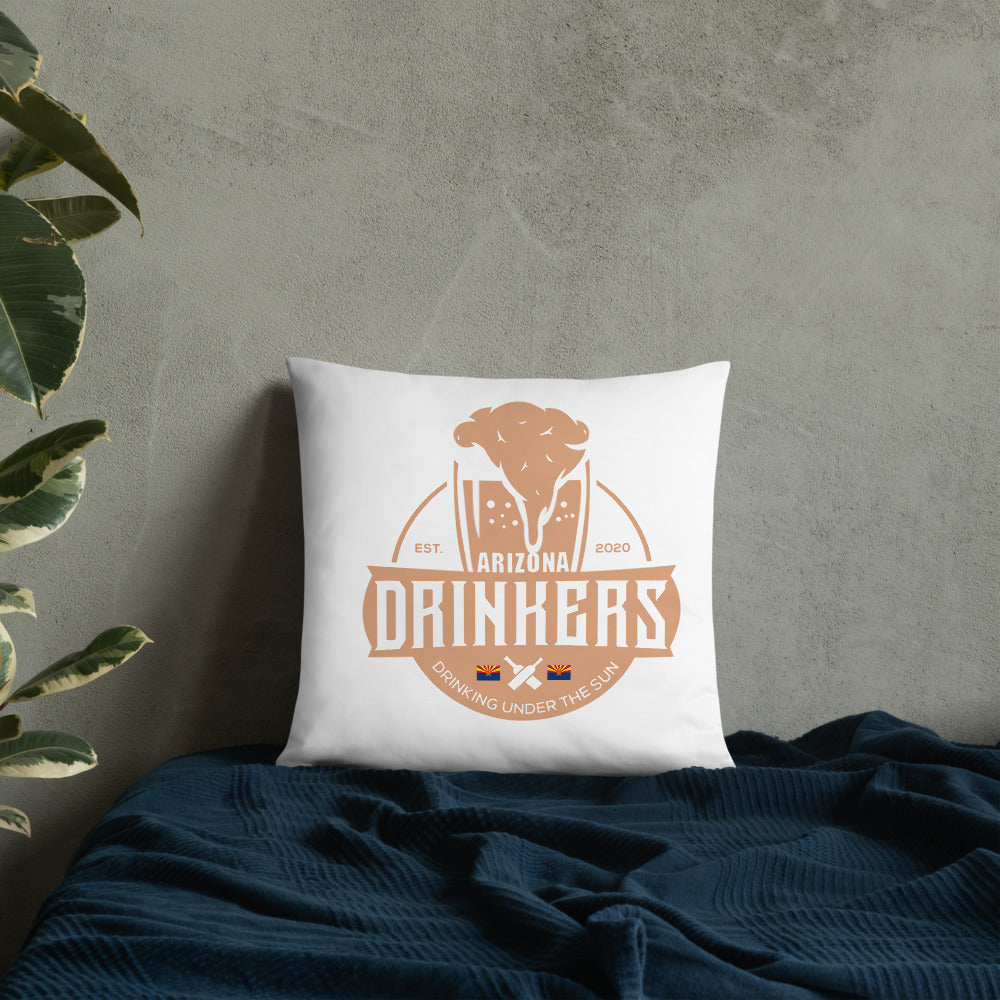 Basic Pillow with Arizona Drinkers Logo