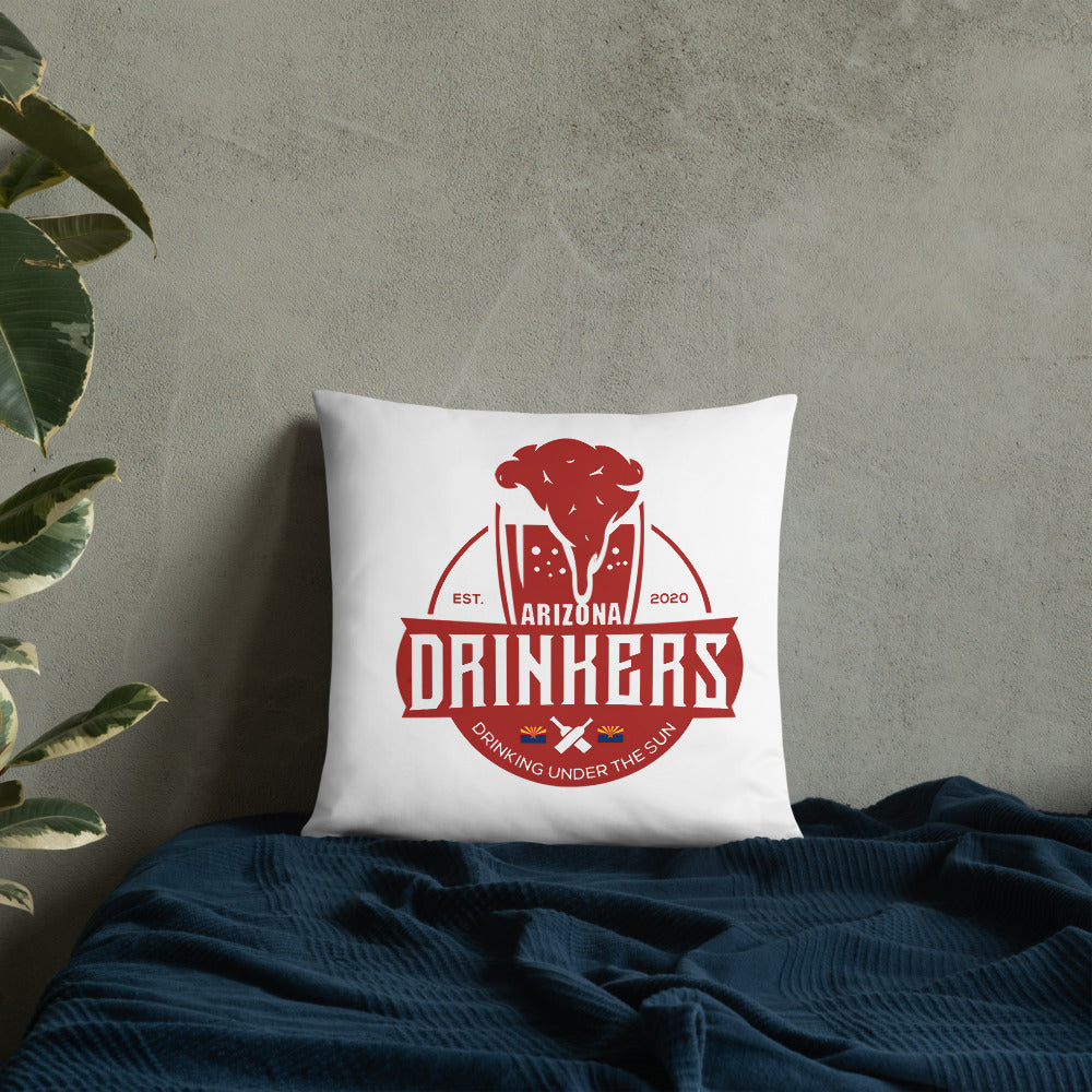 Basic Pillow with Arizona Drinkers Logo