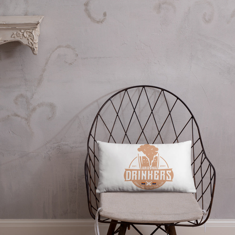 Basic Pillow with Arizona Drinkers Logo