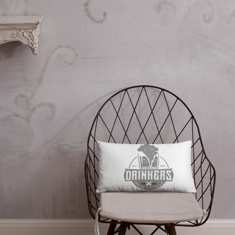 Basic Pillow with Arizona Drinkers Logo