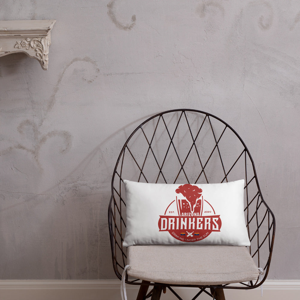 Basic Pillow with Arizona Drinkers Logo