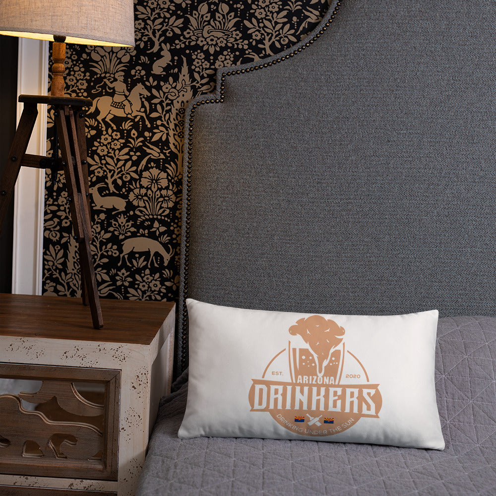 Basic Pillow with Arizona Drinkers Logo