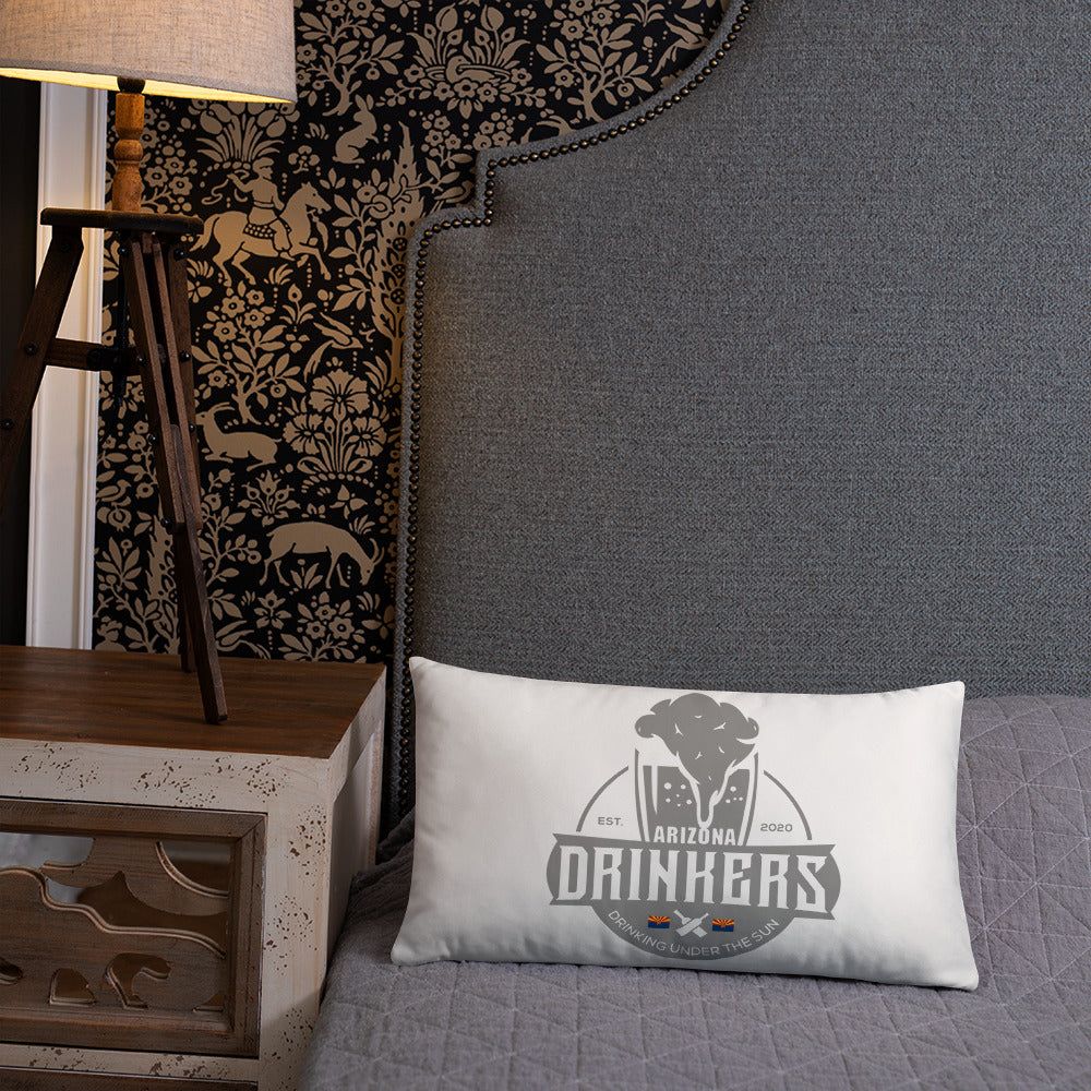Basic Pillow with Arizona Drinkers Logo