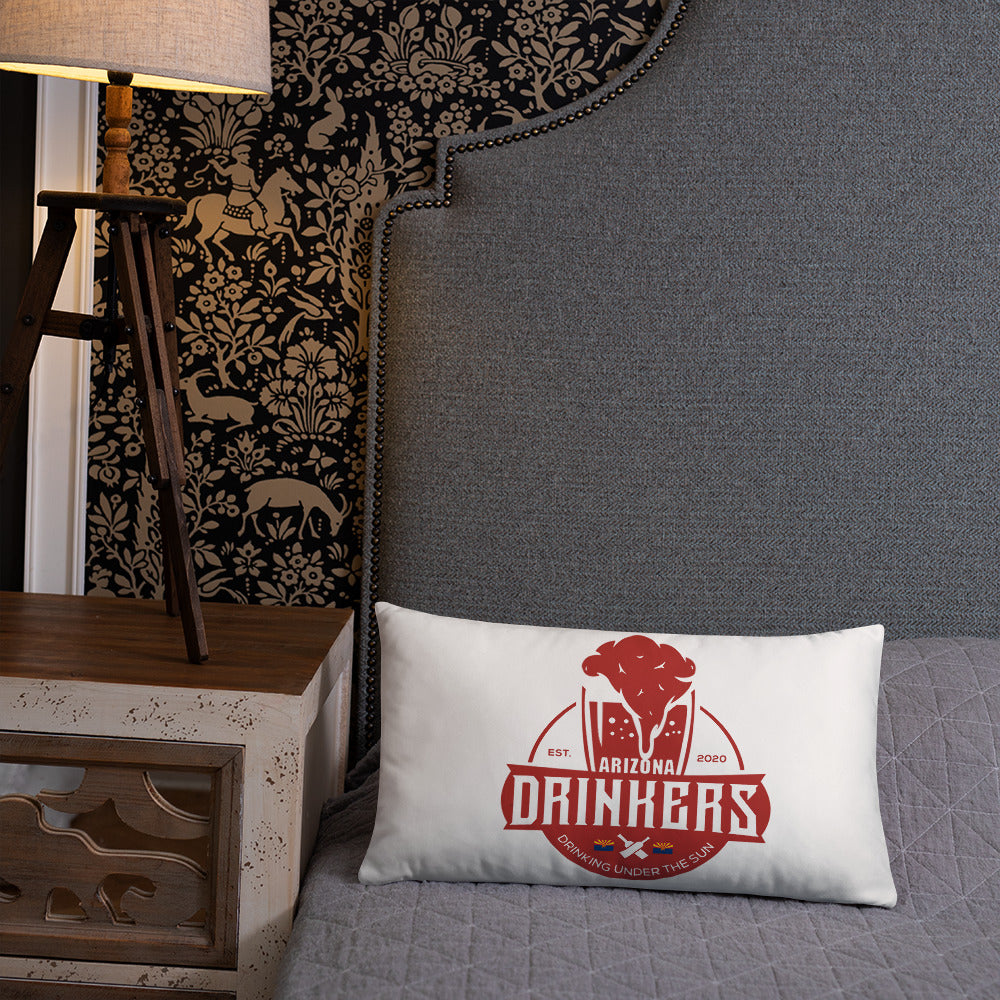 Basic Pillow with Arizona Drinkers Logo