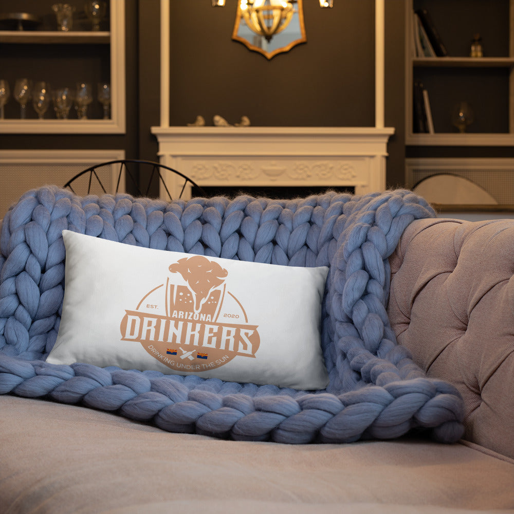 Basic Pillow with Arizona Drinkers Logo