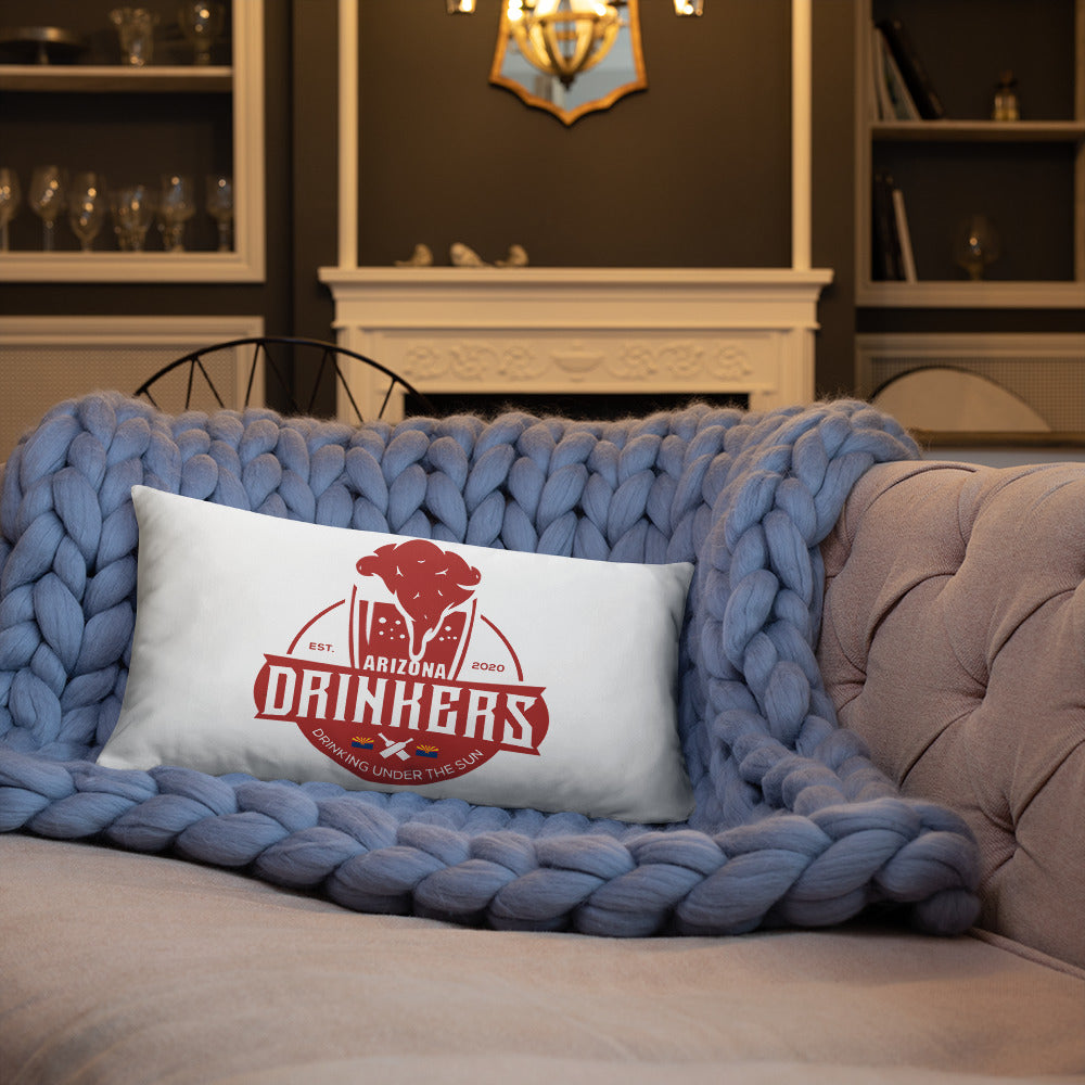 Basic Pillow with Arizona Drinkers Logo