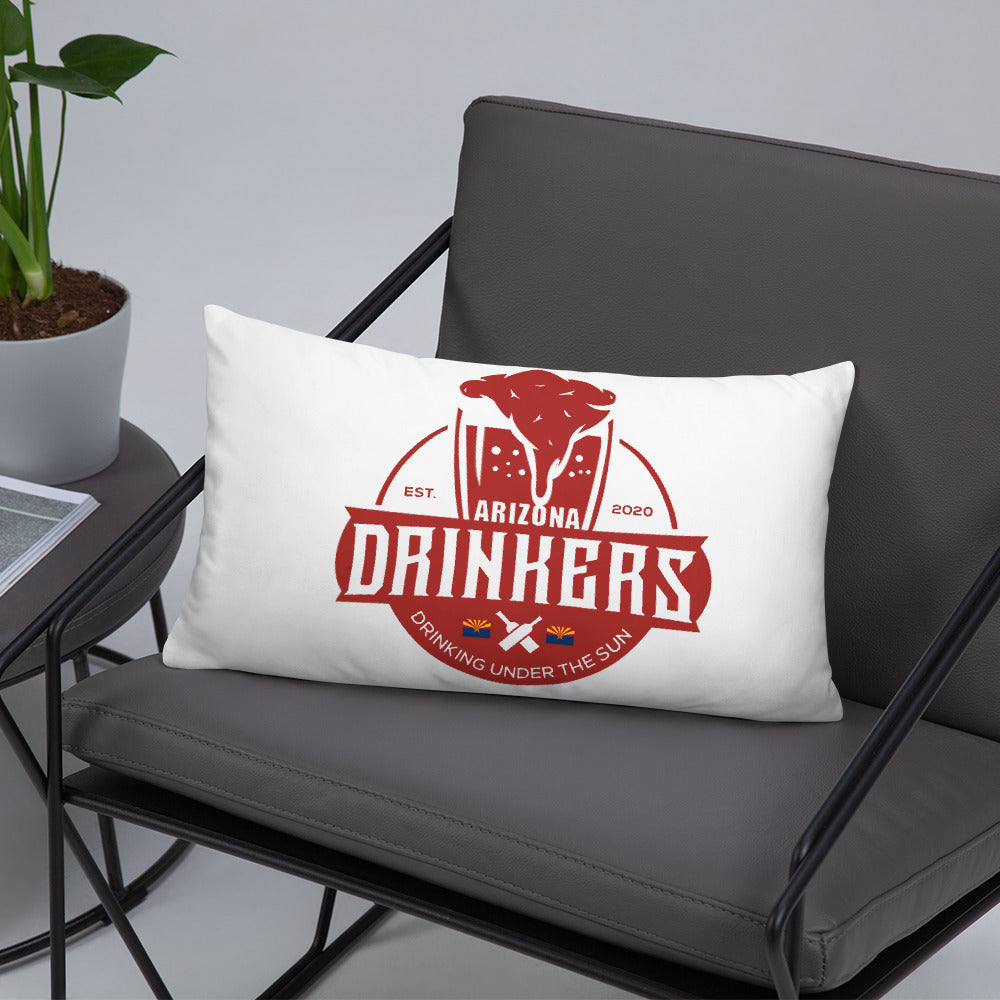 Basic Pillow with Arizona Drinkers Logo