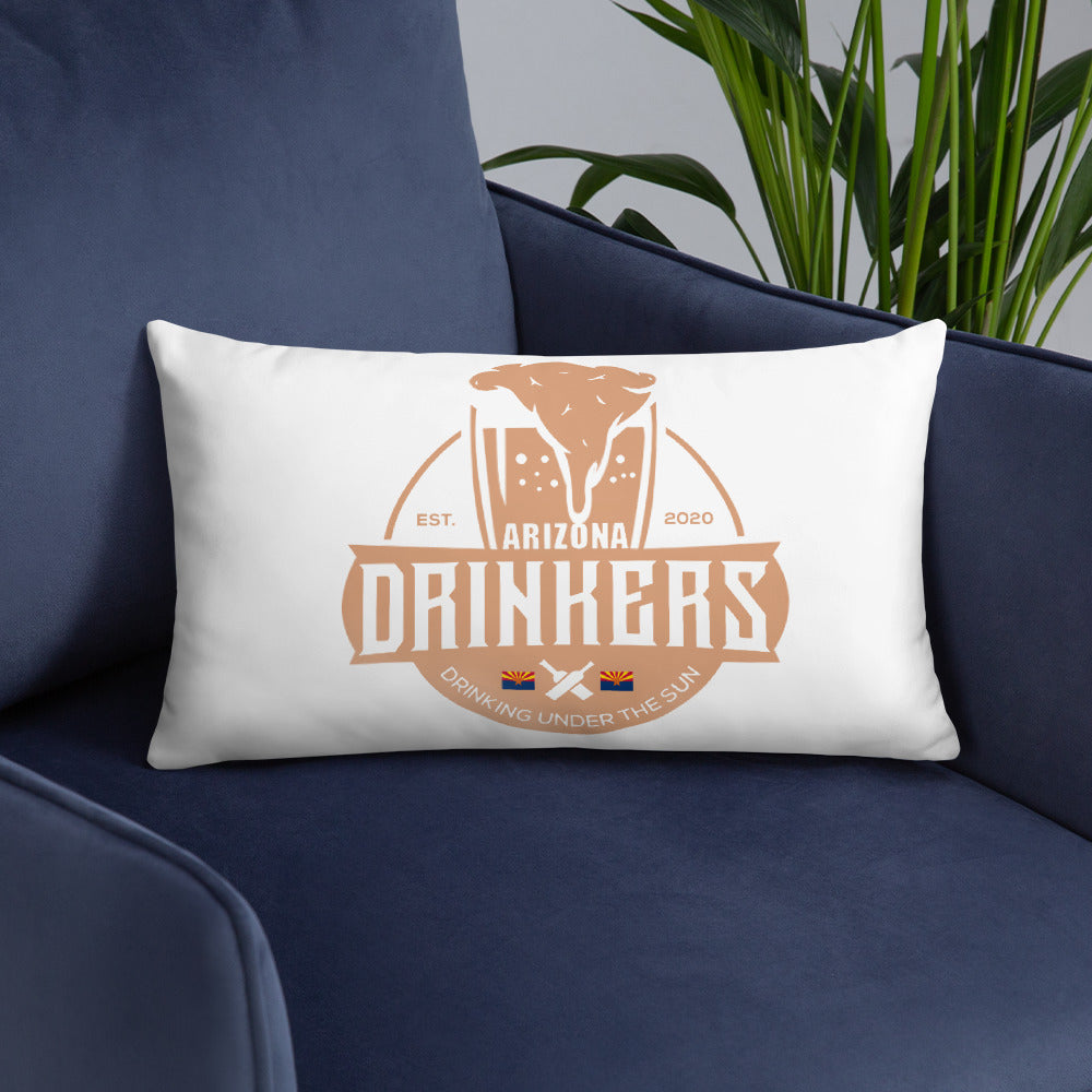Basic Pillow with Arizona Drinkers Logo