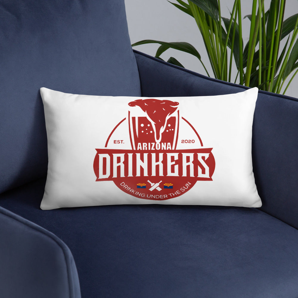 Basic Pillow with Arizona Drinkers Logo