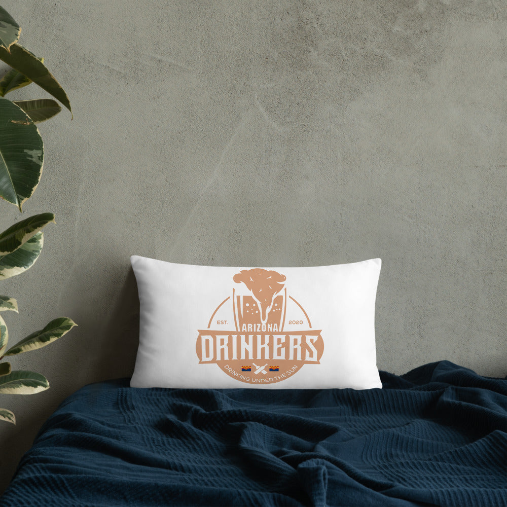 Basic Pillow with Arizona Drinkers Logo