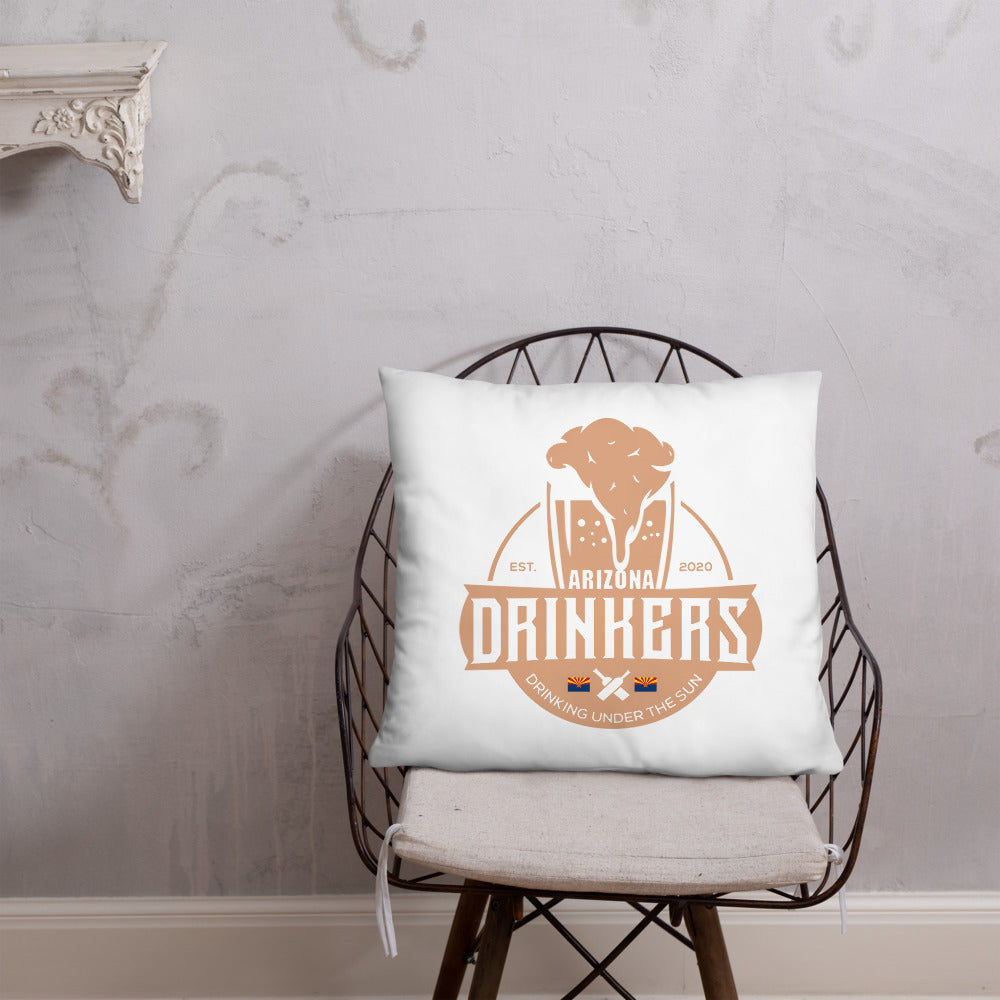 Basic Pillow with Arizona Drinkers Logo