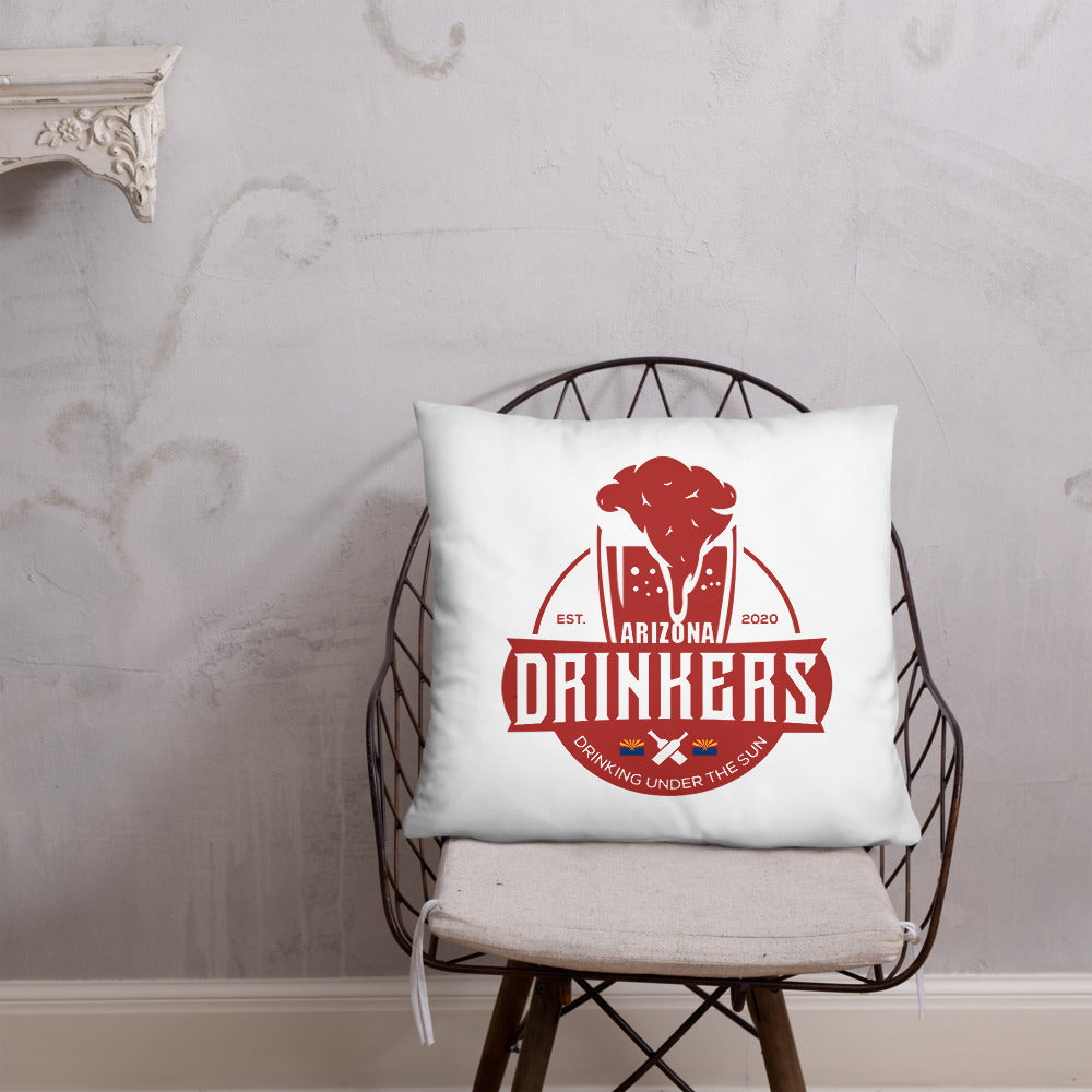 Basic Pillow with Arizona Drinkers Logo