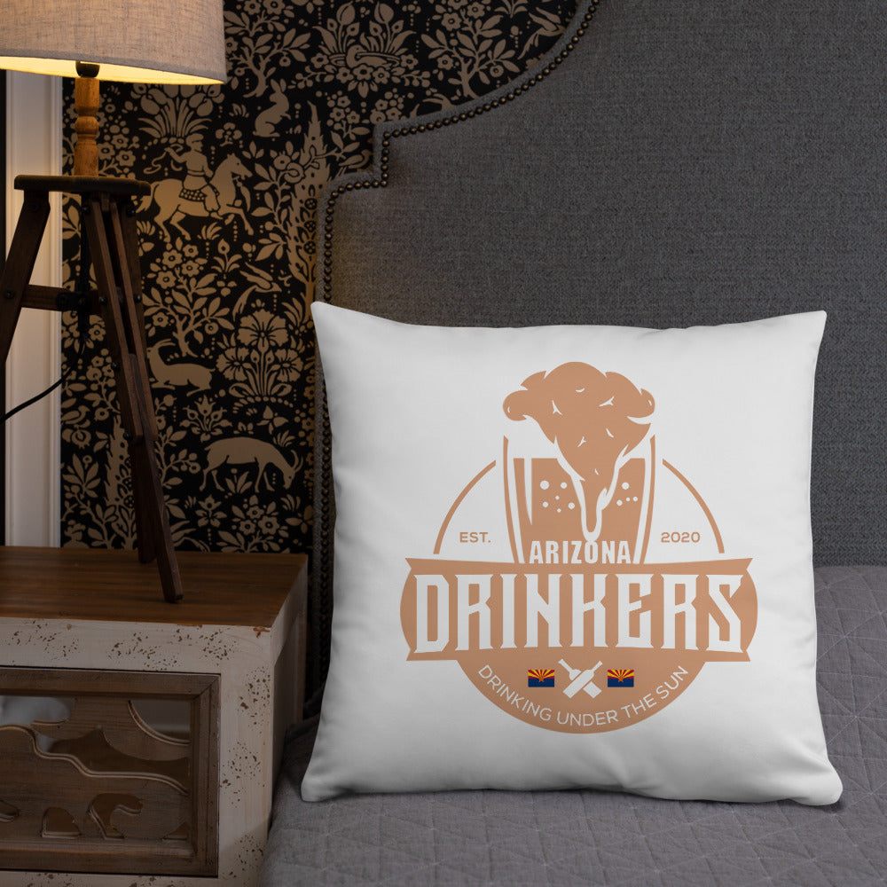 Basic Pillow with Arizona Drinkers Logo