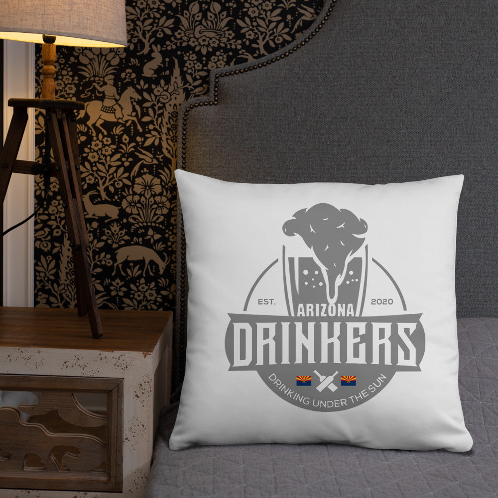 Basic Pillow with Arizona Drinkers Logo