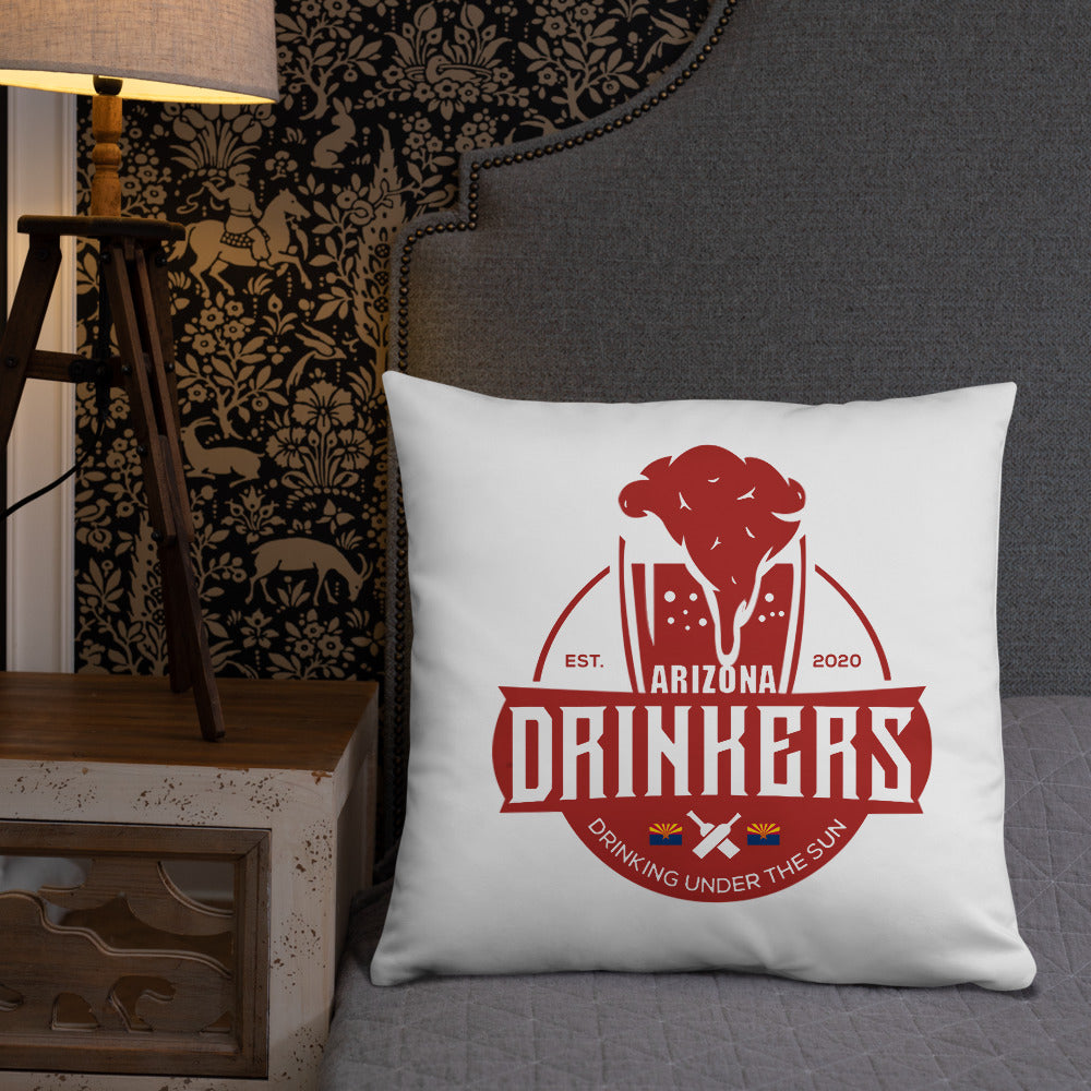 Basic Pillow with Arizona Drinkers Logo
