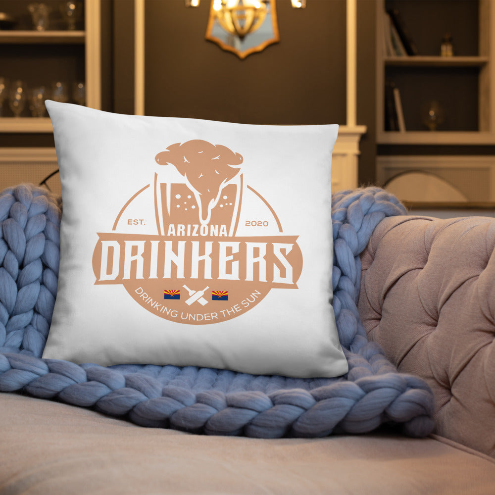 Basic Pillow with Arizona Drinkers Logo