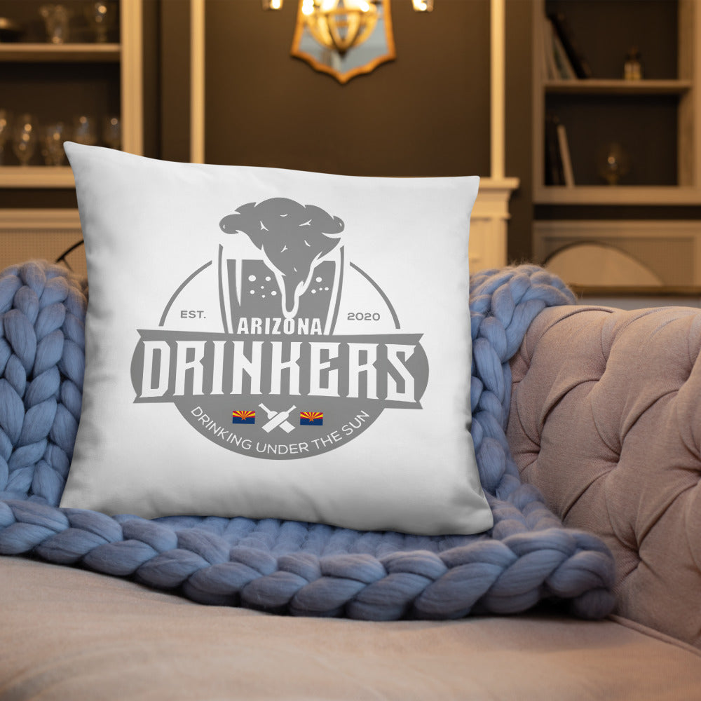 Basic Pillow with Arizona Drinkers Logo