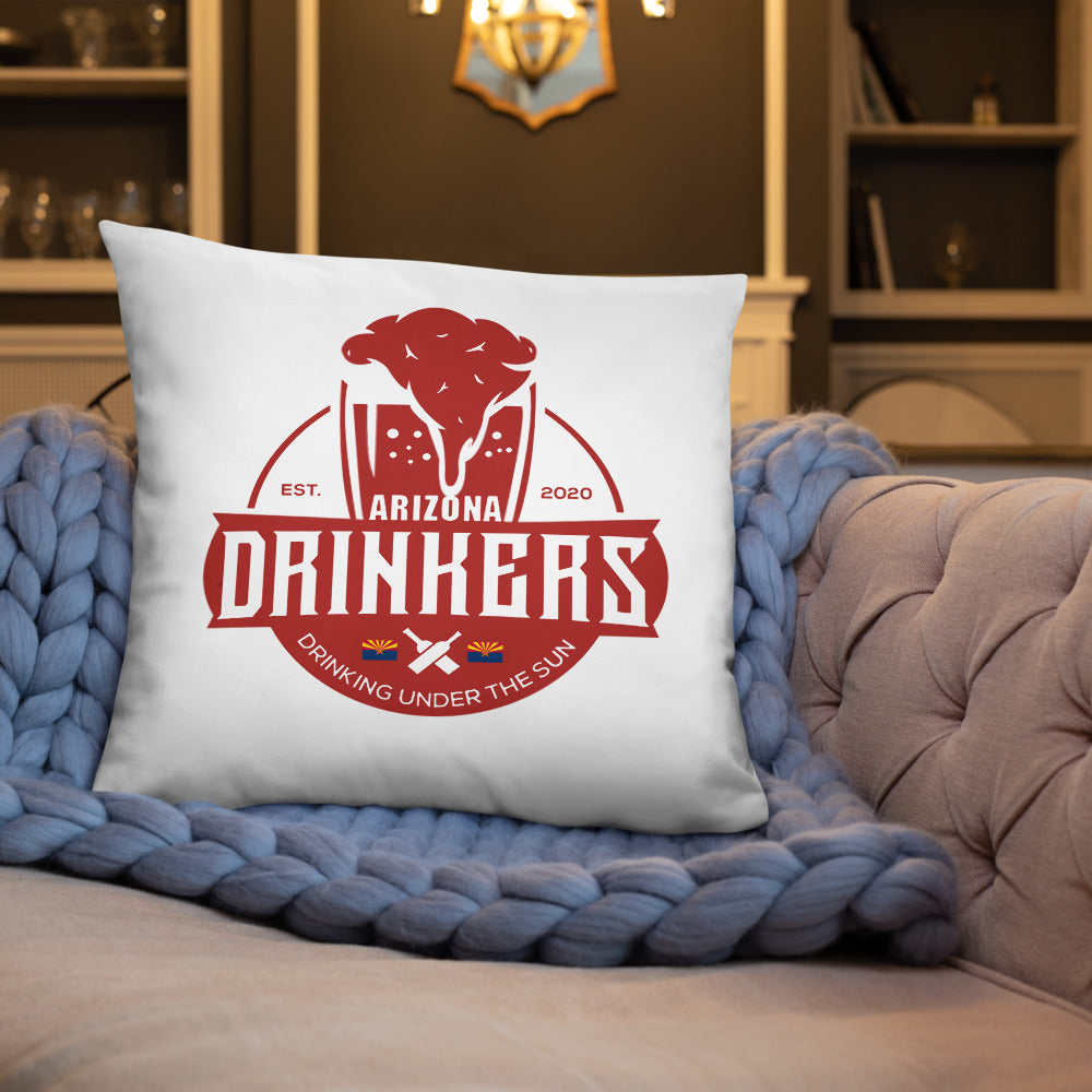 Basic Pillow with Arizona Drinkers Logo