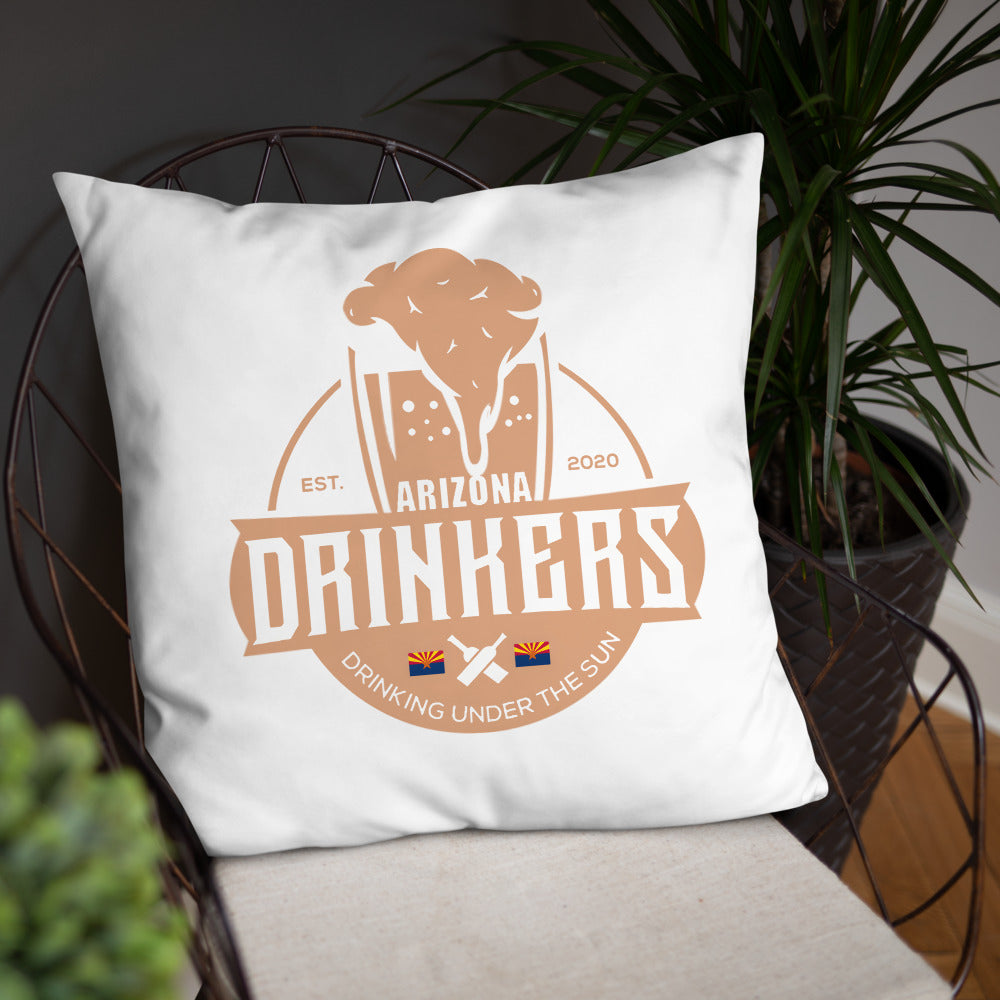 Basic Pillow with Arizona Drinkers Logo