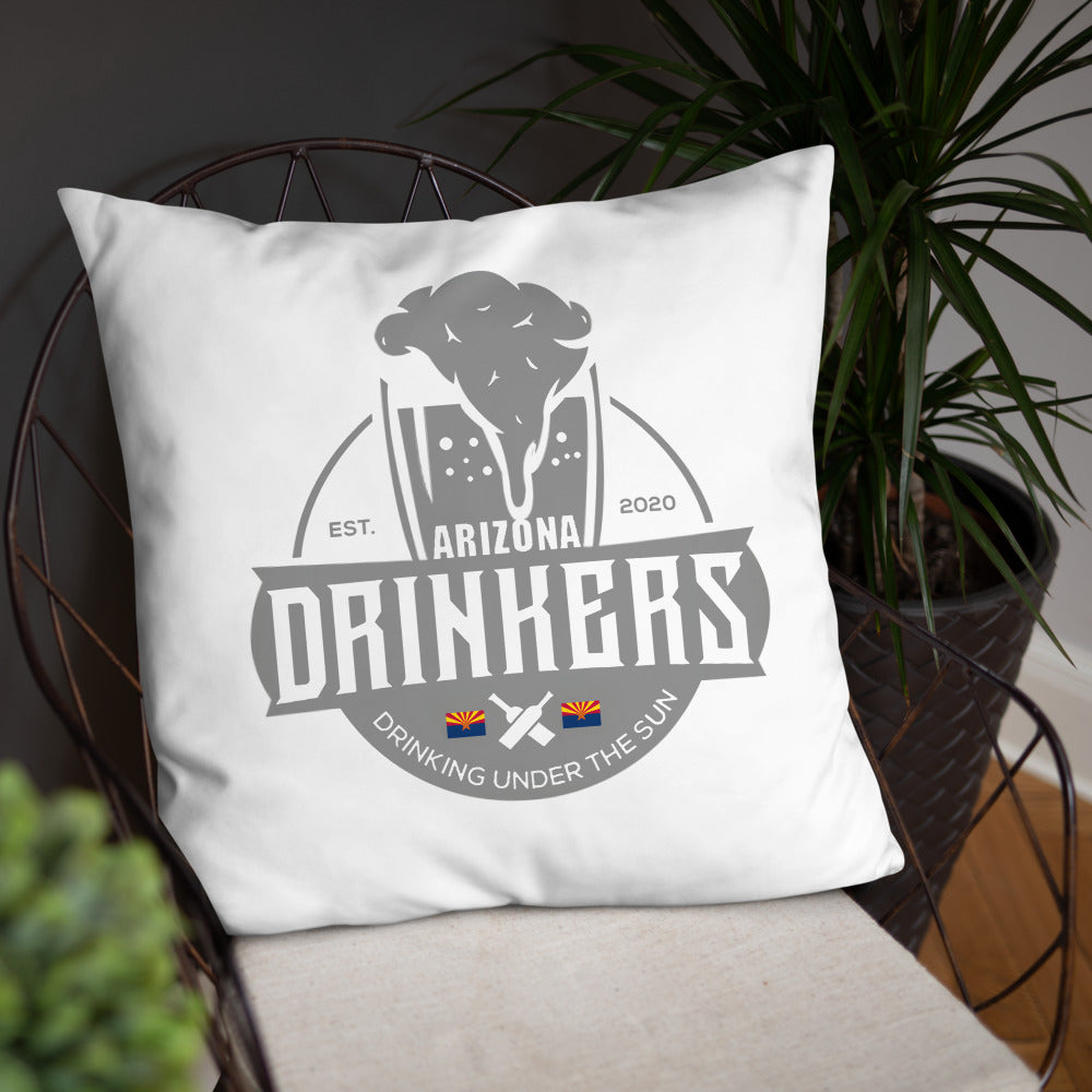 Basic Pillow with Arizona Drinkers Logo