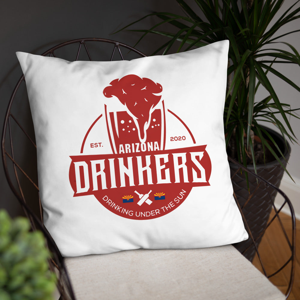 Basic Pillow with Arizona Drinkers Logo